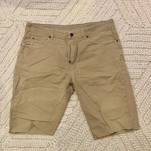 Gap Broken In Men's Jean Shorts Khaki